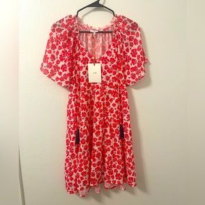 NWT VOY Shift Pink Floral dress Size Small